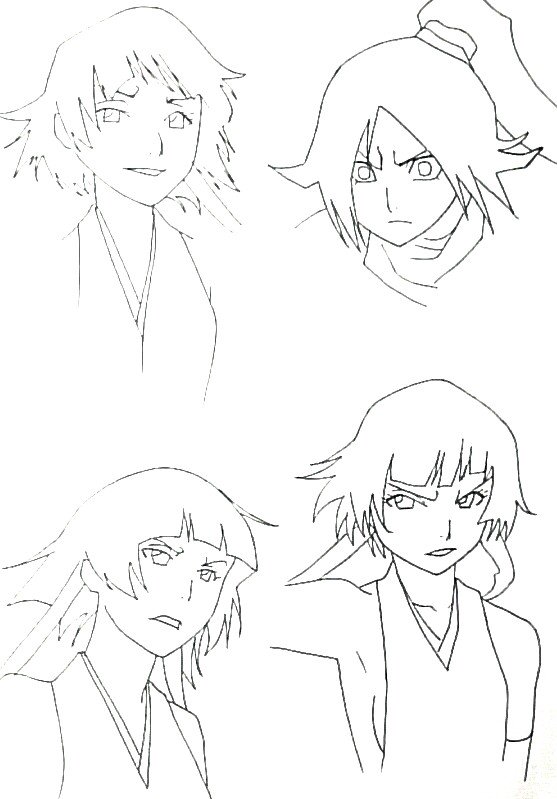 今日も今日とてBLEACHの模写練習です～ 