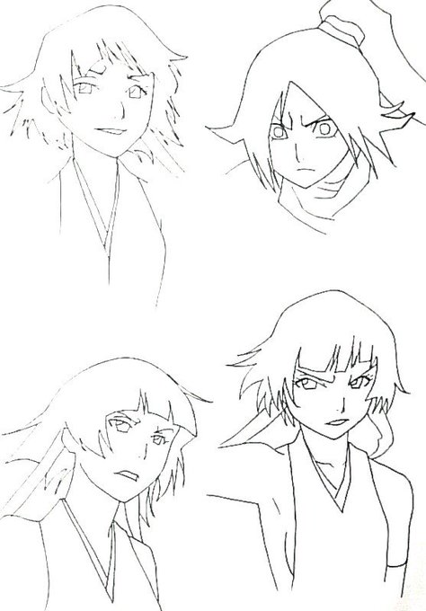 今日も今日とてBLEACHの模写練習です～ 