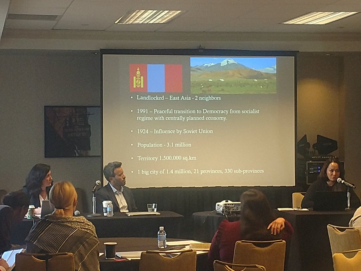Talking #A2JTechnology from Brooklyn to Ulaanbaatar -- Liz Keith @probono and Rodrigo Camarena @ImmAdvocates presenting at Global Legal Empowerment and Technology Convening with Badamrgchaa Purevdorj @OpenSociety Mongolia #LegalEmpowerment #accesstojustice