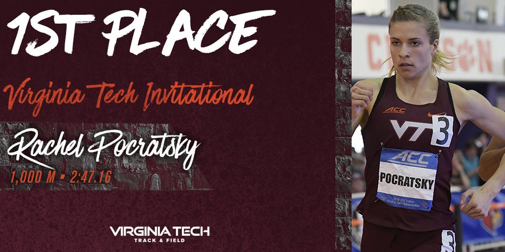Virginia Tech Track & Field on Twitter "VirginiaTechInvitational W