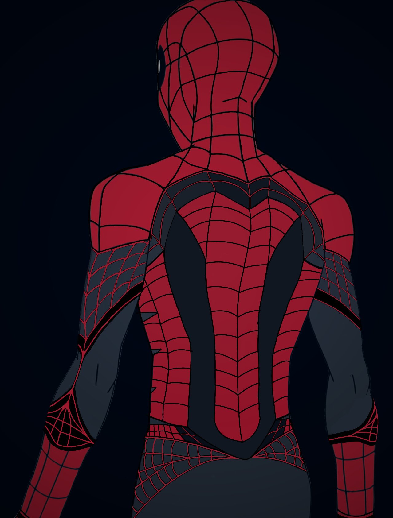 WIP of my spidersona stuff. The spider-man doesn't have name yet