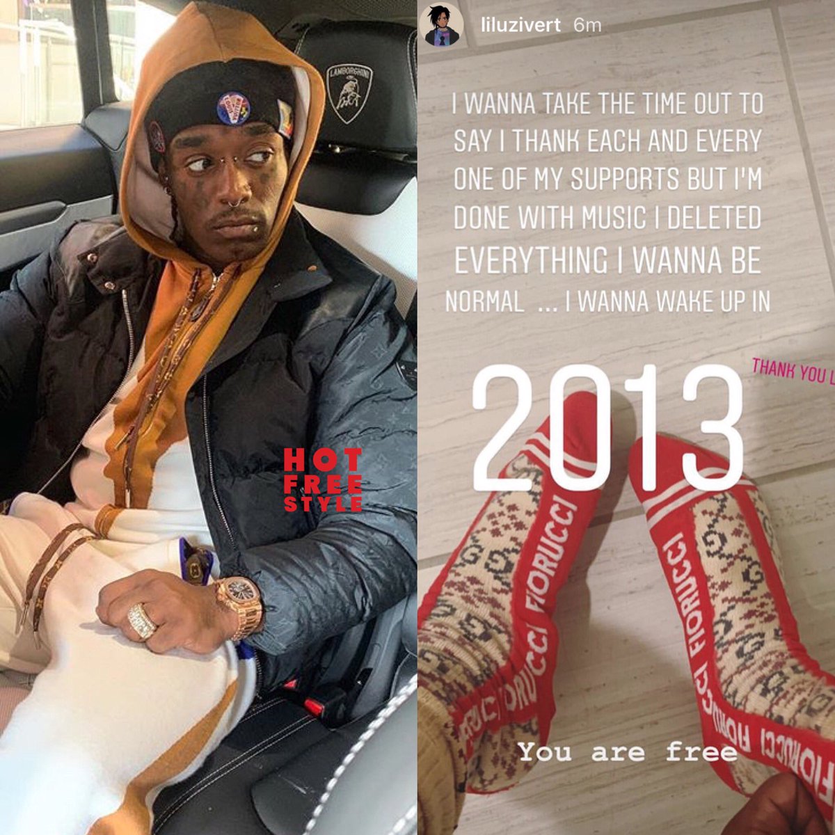 HotFreestyle's tweet photo. Lil Uzi Vert says he’s done with music &amp; wants to be normal again https://t.co/btLIHrPoMU