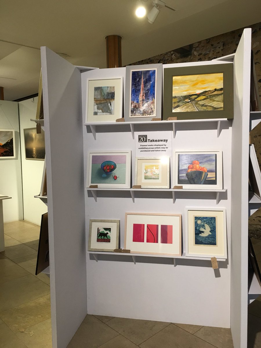 Brigitte_Hague's tweet photo. Itβs the final weekend of @Norwich20Group show #thehostry @Nrw_Cathedral & the fabulous mixed show @Mandellsgallery . Two great reasons to @visitnorfolk @VisitNorwich @moreNorwich @BuyLocalNorfolk @LocalArtsScene #Norwich @JANUSZCZAK @m_collings some fab work- give it a look ππ https://t.co/7TZyr6WbYG