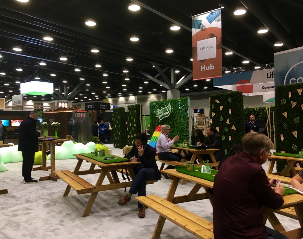 INN_Cannabis's tweet photo. Looking at some of the greenery at the #LiftCoExpo - @FlowrCanada #FlowrForest @spinachfarms #cannabis #investing https://t.co/77j6JQwqEY
