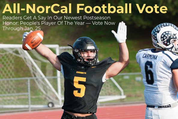 SportStarsMag's tweet photo. We're gearing up for fifth annual All-NorCal teams and honors out later this month. One honor we're bestowing to you. Introducing the NorCal People's Player of the Year? We've given you 8 candidates. You can vote every six hours through Jan. 25. And...GO! https://t.co/kMsSEG2UkW https://t.co/6S1phNpgd1