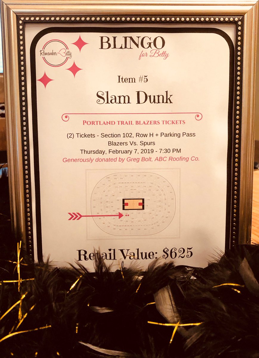 We're starting to get things ready for the big night...here is a sneak peak at one of our auction items! Special thanks to Greg Bolt, of ABC Roofing Co., for this awesome donation! If you don't have your tickets yet, head to bettyblingo.eventbrite.com! #blingoforbetty #teambettypdx
