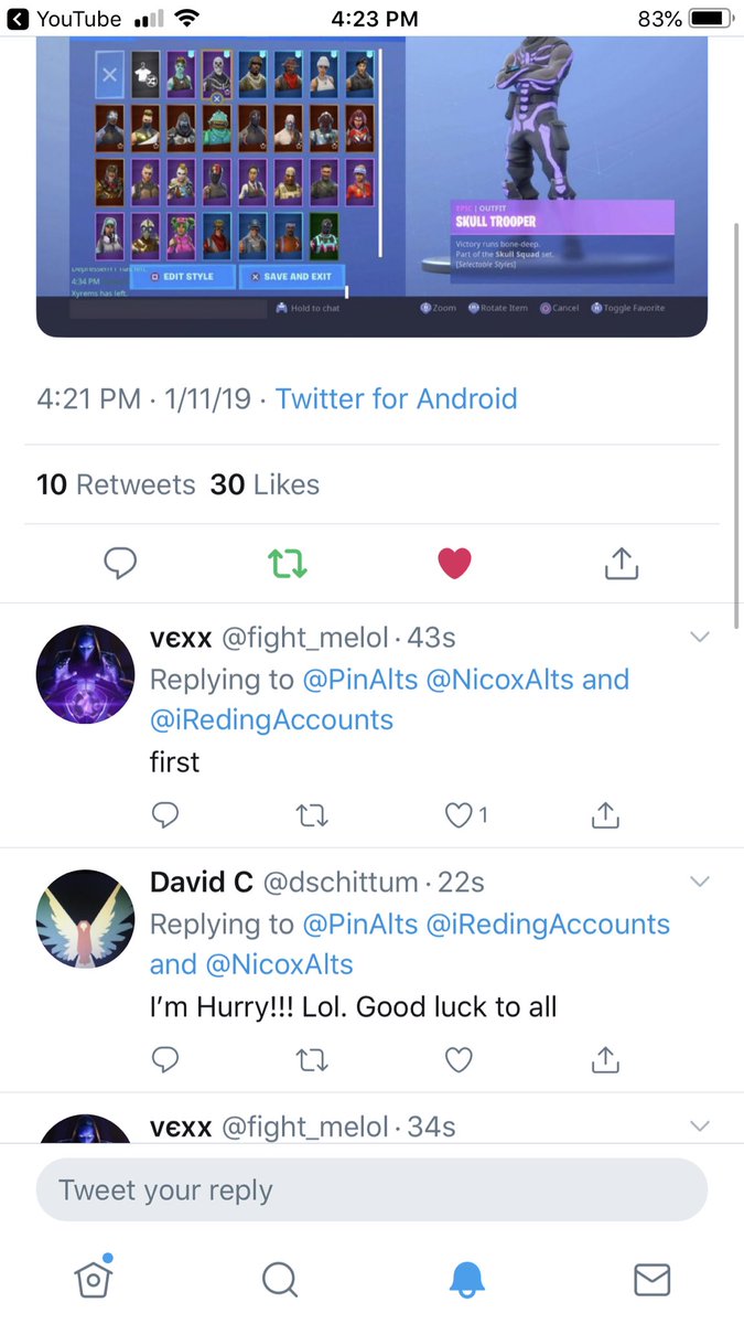 EnziGives's tweet photo. @PinAlts @NicoxAlts @iRedingAccounts Here’s proof https://t.co/nqVvYcVMYR