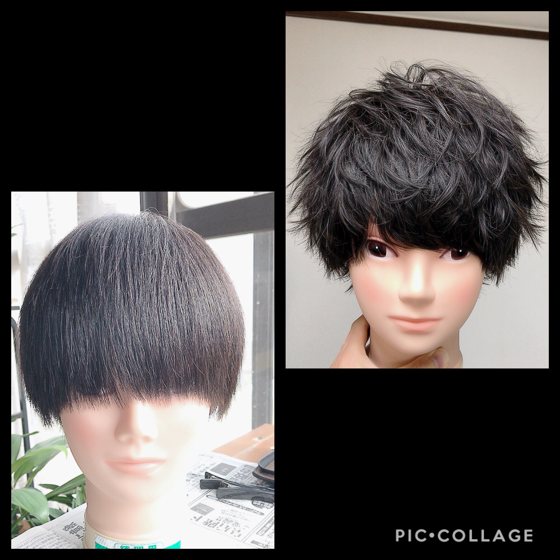 Twitter 上的 こだまけいすけ 表参道美容師 ウルフ 1スタイル目 全体にリバースとフォワードの束をランダムに入れて 前髪は右目の上から軽く内巻き メンズヘア メンズヘアセット ヘアセット ヘアスタイル メンズウルフ ウルフ 髪セット T Co