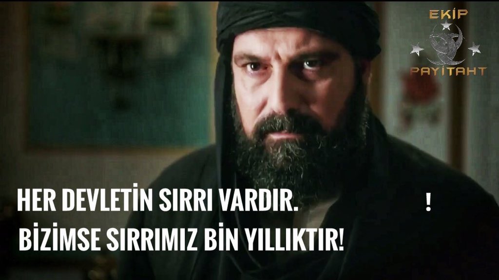 Her devletin sırrı vardır.
Bizimse sırrımız bin yıllıktır! #KadimSır