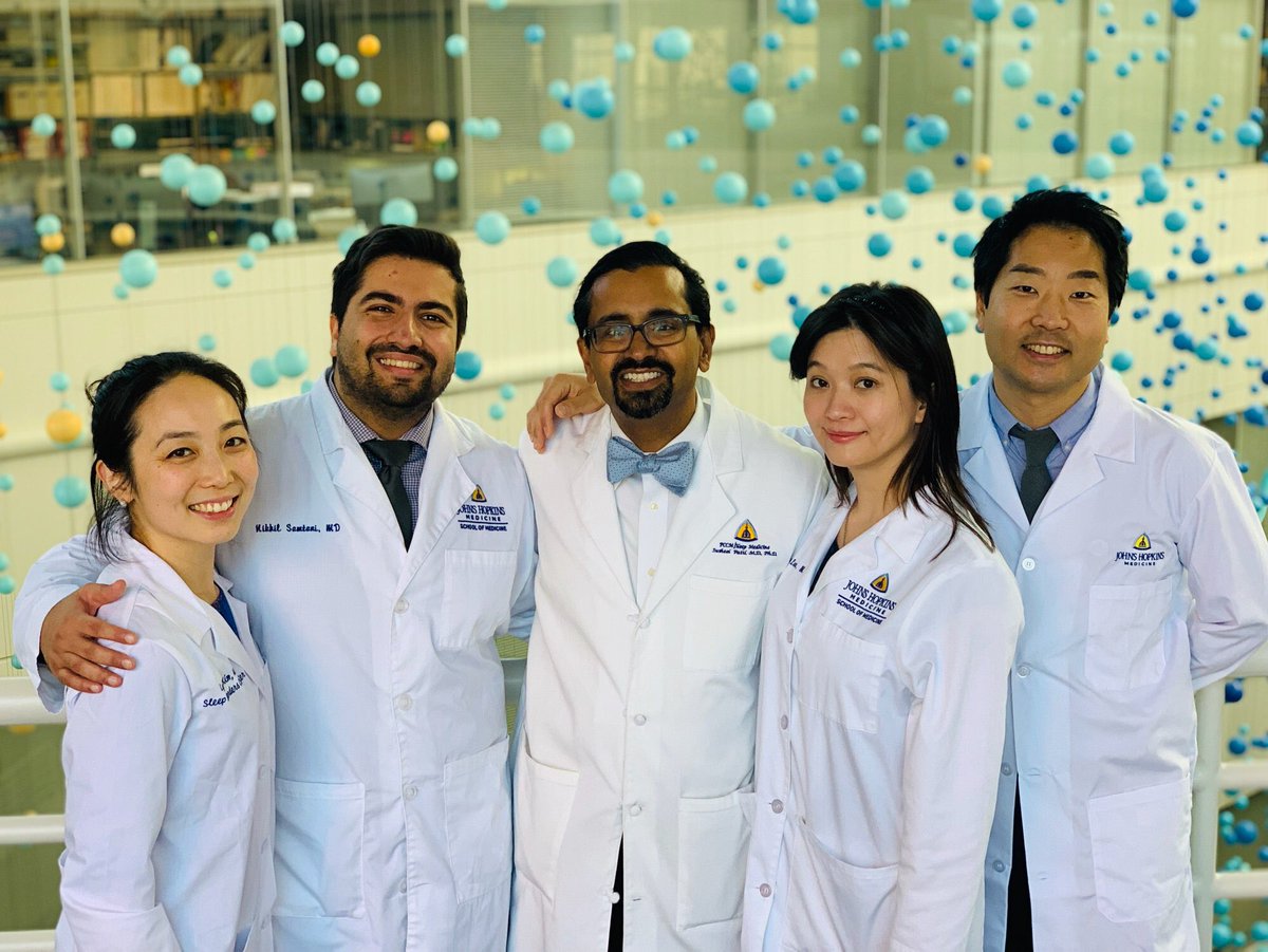 spatilmd's tweet photo. Updating the sleep website. Great to take a picture with our sleep fellows!#JHSleep #thinksleep @AASMorg @ATSfellows @accpchest @JHUPCCMFellows @JohnsHopkinsDOM @HopkinsMedicine https://t.co/r30VaYixSB