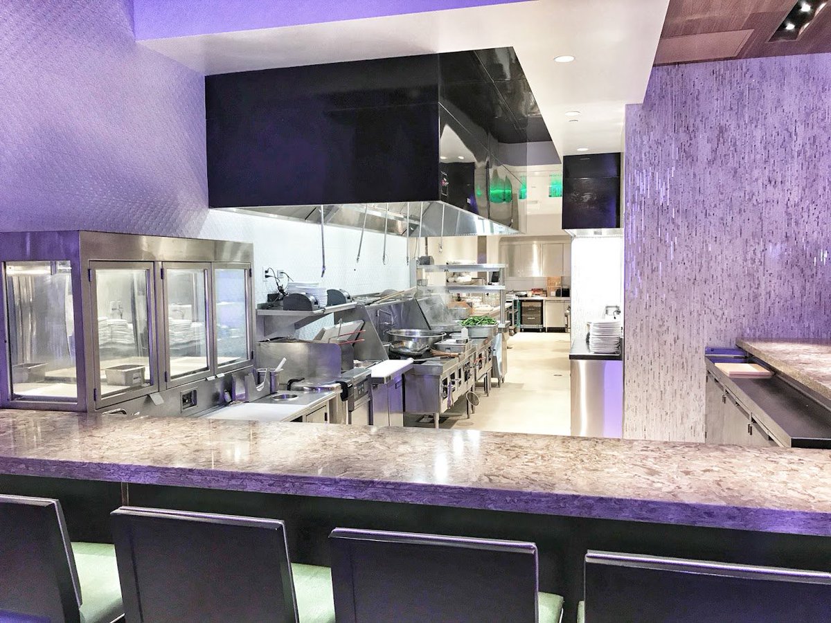 baringfoodequip's tweet photo. A showcase of Baring’s work at the newly renovated Jubao Palace Noodle Bar at Seminole Hard Rock Hotel &amp; Casino Tampa. The restaurant features an open kitchen that gives guests a unique and up-close dining experience. https://t.co/79lJZdmcYU