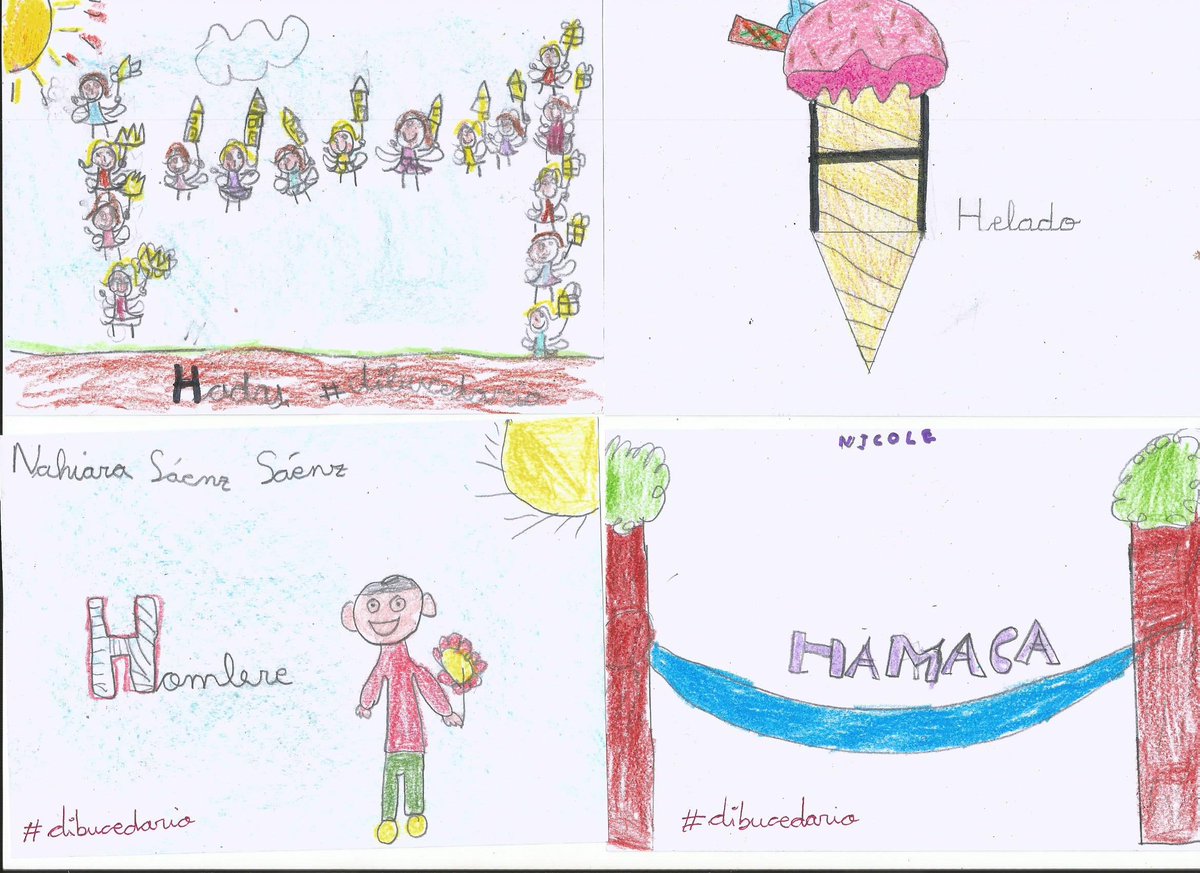 glorisa71's tweet photo. El martes nuestra clase de 2º de primaria comenzó el #dibucedario con la #letraH https://t.co/fbcLtL3TfU