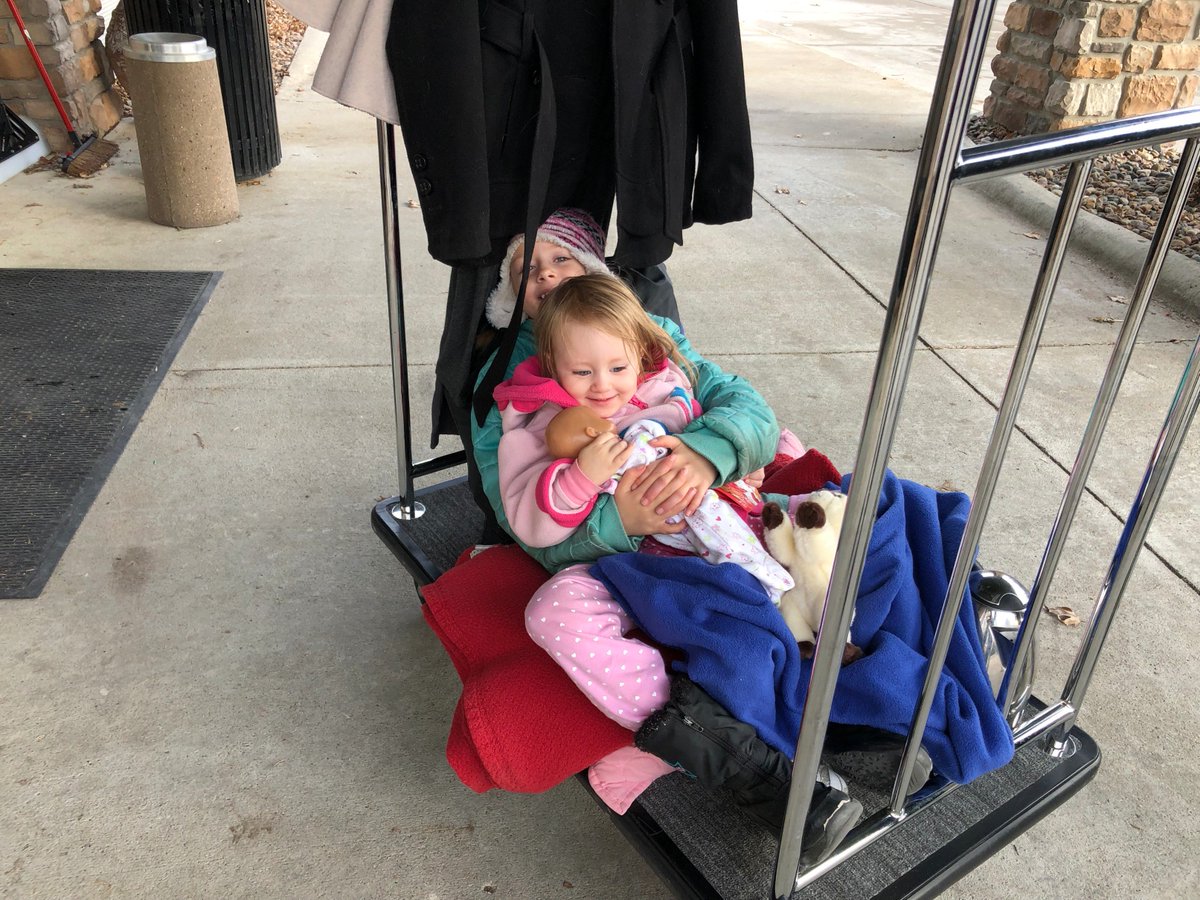 Our cargo is all packed &amp; ready to go home