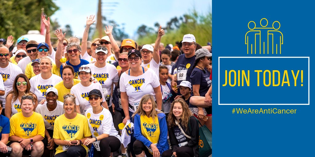 UCIAntiCancer's tweet photo. Who is missing from your team? Ask them to join you today! #Cancer5K #5KRun #10KRun #Health #WeAreAntiCancer 😎😎😎 https://t.co/s2lzkxH0dn