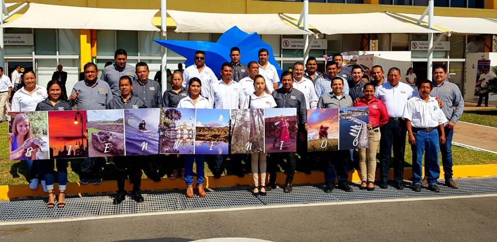 chitocroc's tweet photo. Hoy #CrocColima @davidoq acompañamos @SeturColima #EfrainAngulo @nachoperaltacol a la Bienvenida del Vuelo #SUNCOUTRYAIRLINES Aeropuerto Playa de Oro Mzllo Enhorabuena por este logro beneficio para todos los que dependemos del #Turismo @IsaiasSiCumple https://t.co/2dOTfiU6r8