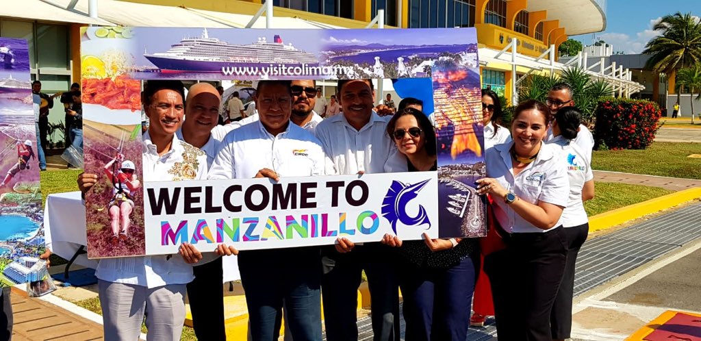 chitocroc's tweet photo. Hoy #CrocColima @davidoq acompañamos @SeturColima #EfrainAngulo @nachoperaltacol a la Bienvenida del Vuelo #SUNCOUTRYAIRLINES Aeropuerto Playa de Oro Mzllo Enhorabuena por este logro beneficio para todos los que dependemos del #Turismo @IsaiasSiCumple https://t.co/2dOTfiU6r8