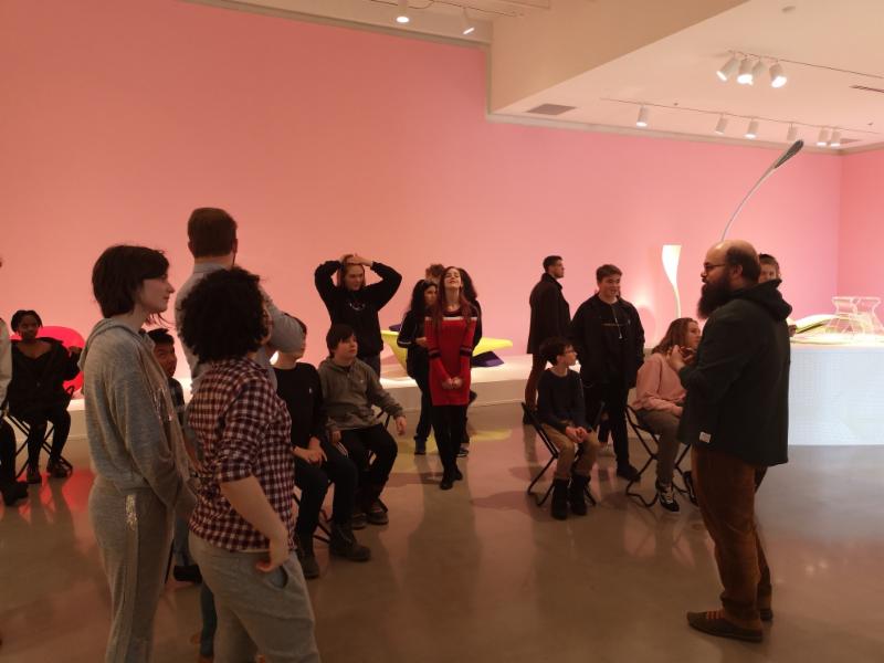 ElementOMS's tweet photo. This week our e1 students went to The Ottawa Art Gallery and they participated in a workshop. The "Creative Calculations" workshop brings art and math together. Students were invited to create geometric works of art and experiment with shape manipulation. https://t.co/L4O9JlJI9C