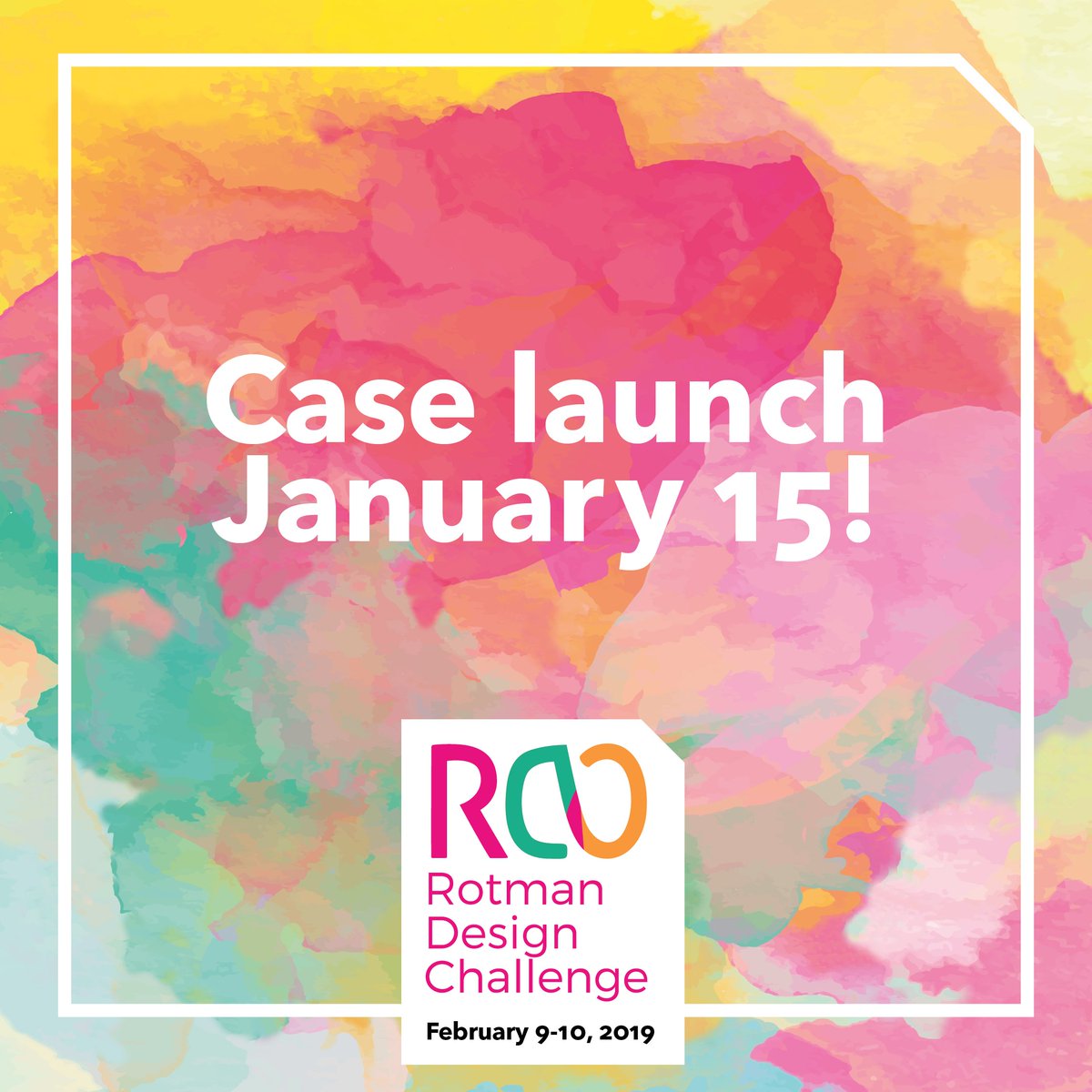 We are so excited to share with you who the RDC 2019 Sponsor is! Tune in on Jan.15 at 6:30pm EST or come to room LL1060 for the big reveal and to hear about the exciting things planned! #rotmandesignchallenge #RDC2019