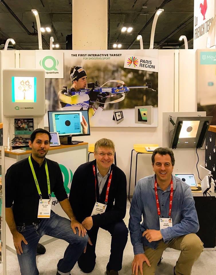 CEA_Officiel's tweet image. ⁦L’as Vegas ⁦@CES⁩ #2019 ⁦@QuantumSport⁩ cible électronique interactive et personnalisable à l infini #CEATech