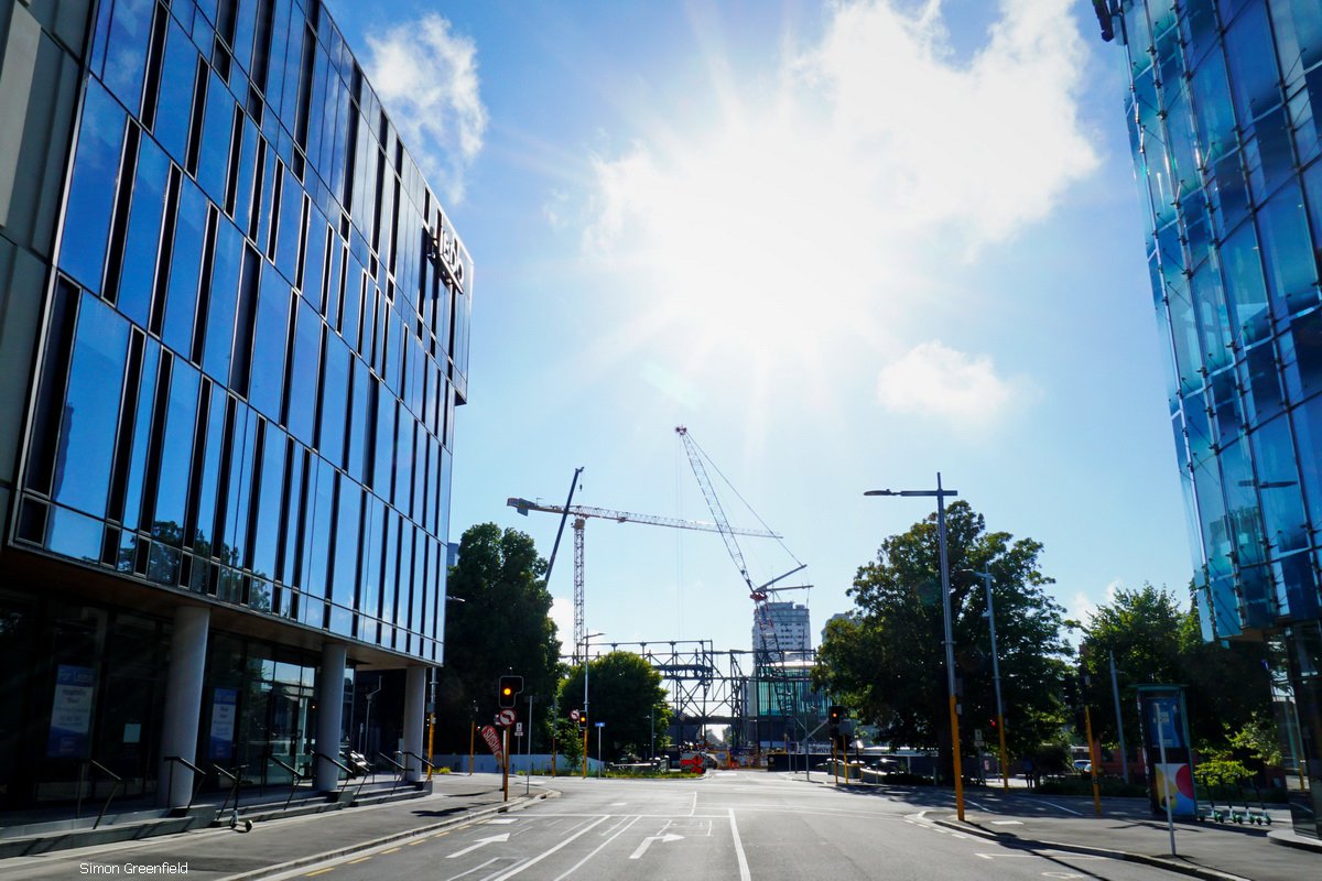 Sigre_World's tweet photo. The new convention centre that is being built takes up two blocks #Christchurch #NewZealand #photography #streetphoto #conventioncentre #Chchrebuild #architecture #SonyA6500 #a6500 https://t.co/LILGaHOE8e