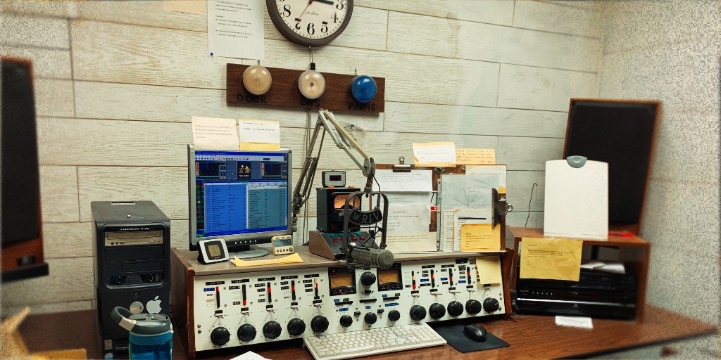TheRealQGoLive's tweet photo. QGoLive housecall at #WRIV, Riverhead Long Island.  Bruce Tria and staff doing great local radio with 😍 rotary pots 😍 at 1390 AM.  Stations like WRIV are true gems! 💎 Do you want a QGo housecall? let us know! Check out WRIV on FB: https://t.co/NbSrXoDP1j https://t.co/2IIFVIw89o