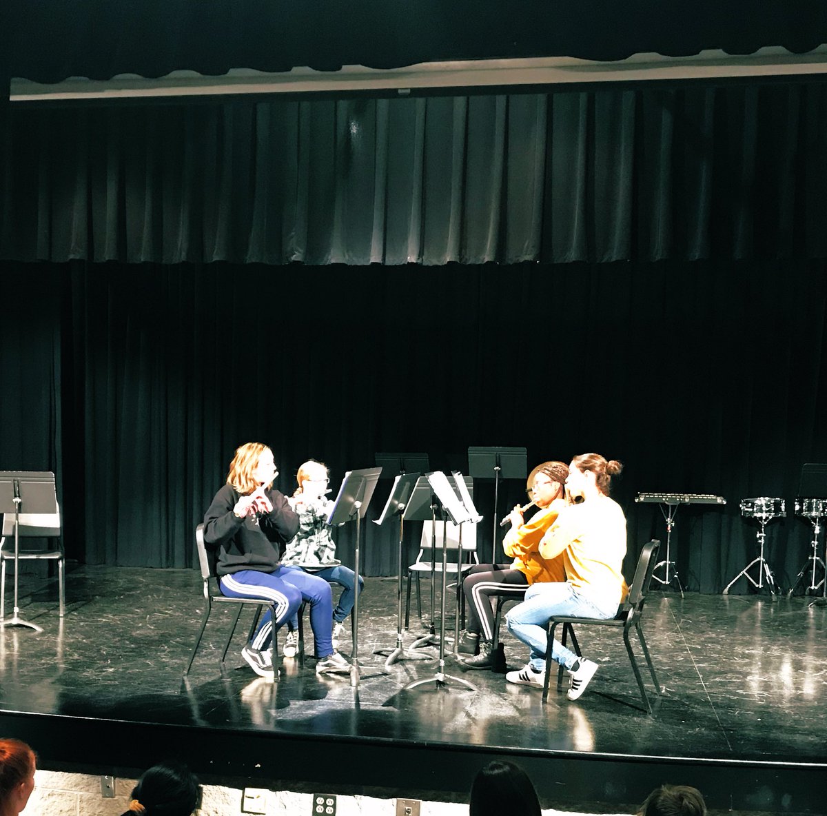 GHMSBands's tweet image. 7th and 8th grade students had some great performances in small ensembles today! Thanks to all the wonderful audience members that were able to join us! #grateful #chambermusic #musicforlife #thingsyoulearninband #OurGravelly
