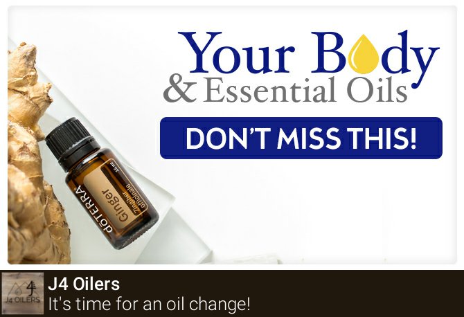 Jackman4Oilers's tweet photo. Limited space left for Your Body And Essential Oils ... don’t miss out! https://t.co/AsU0k3AFcG https://t.co/9WxlwVKruK