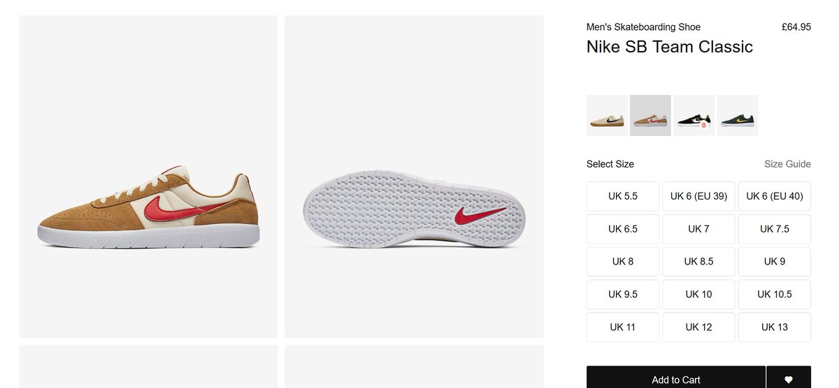 Nike Store Size Chart Uk