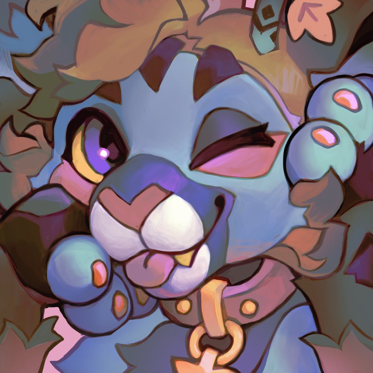 Character design + icon for @MushroomForest_
