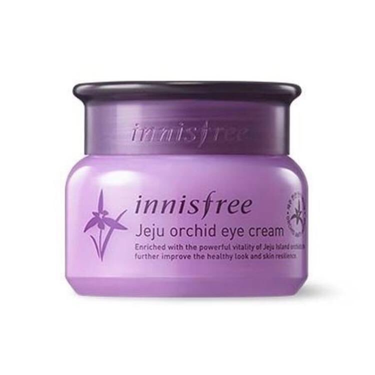 Innisfree Jeju Orchid Eye Cream:This cream is great for eye areas that are lacking in moisture. Rich in antioxidants that help to strengthen the skin, prevent wrinkles and increase elasticity.