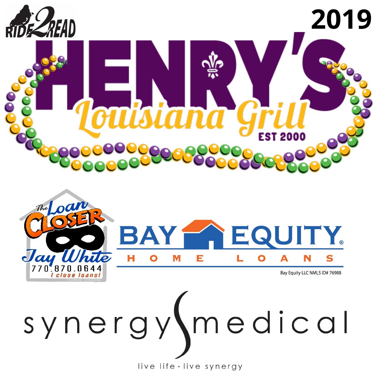 BCLS10's tweet photo. Thanks to our #Ride2Read sponsors so far! 🤗❤️

@chefhenrysHLG, @jayclosesloans, and @synergyacworth 

If you are interested in sponsoring, please contact us or visit: https://t.co/3TSeOfO6DU https://t.co/KgumEM4xAx
