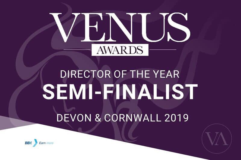 I’m thrilled to have been chosen as a semi finalist in the Venus Women Awards for “Director of the Year” congratulations to all the other nominees  #award #radioplymouth #venusawards