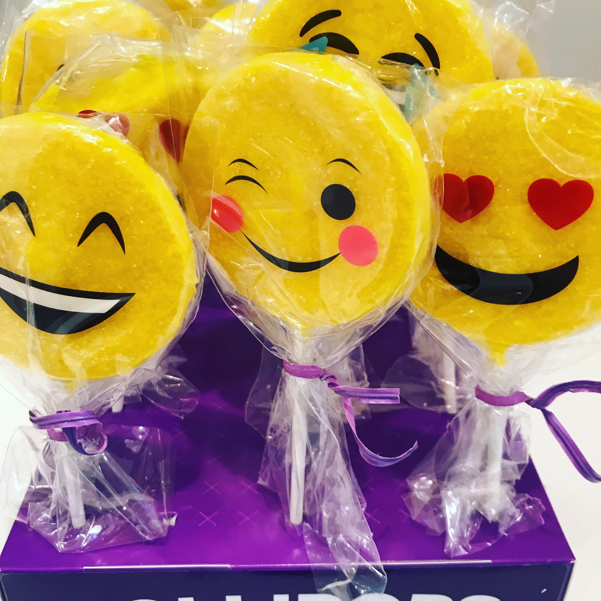Urban Sugar Candy Boutique Candy Pic Of The Day Emoji Lollipops Candygifts Lollipop Fortworth Noveltycandy T Co E9cigvjdfw Twitter