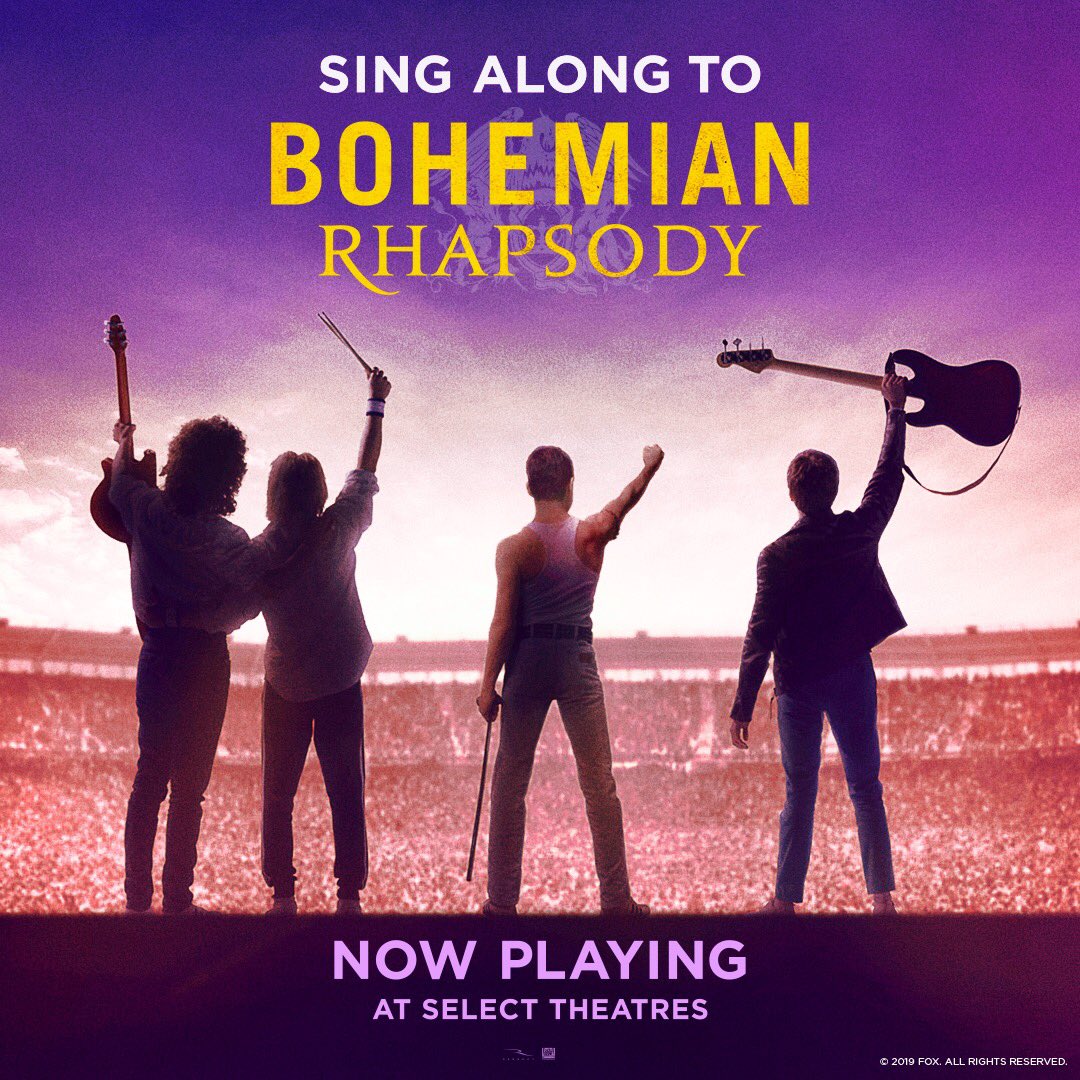 Bohemian Rhapsody on Twitter: quot;Be a part of the movie event that’s rocking the world. Sing along 