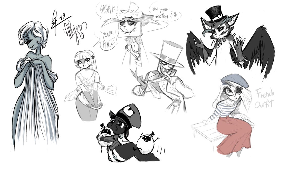 Lady Math【Commission = CLOSED】 (@ladymathou) on Twitter photo Livestream Hazbin Hotel and Villainous (only one drawing of Black Hat xD) with <a href="/Athyess/">🪐 Athyess 🪐</a> ! We did some requests.
@HazbinHotel #sirpentious #husk #vaggie #rosie #blackhat #roxane Livestream Hazbin Hotel and Villainous (only one drawing of Black Hat xD) with <a href="/Athyess/">🪐 Athyess 🪐</a> ! We did some requests.
@HazbinHotel #sirpentious #husk #vaggie #rosie #blackhat #roxane