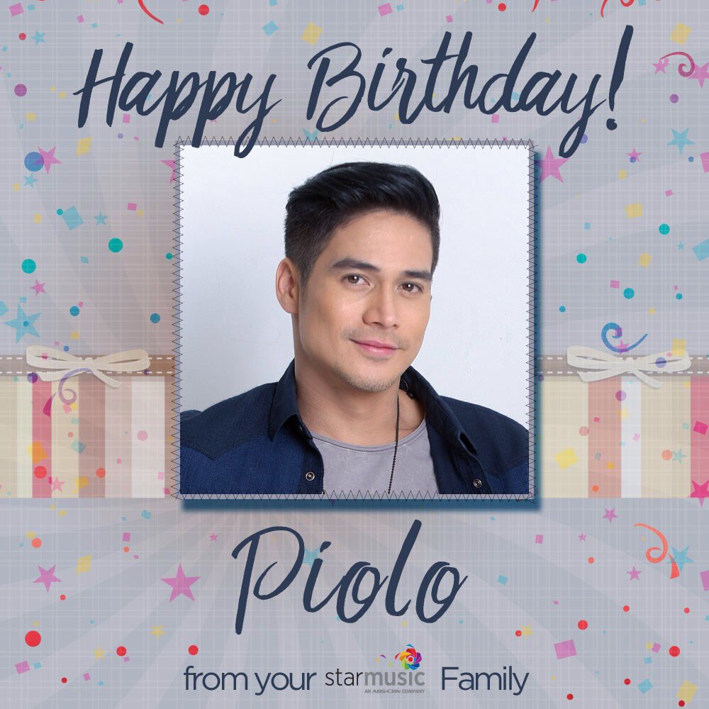 Happy birthday Piolo Pascual! Love, your Star Music family!    