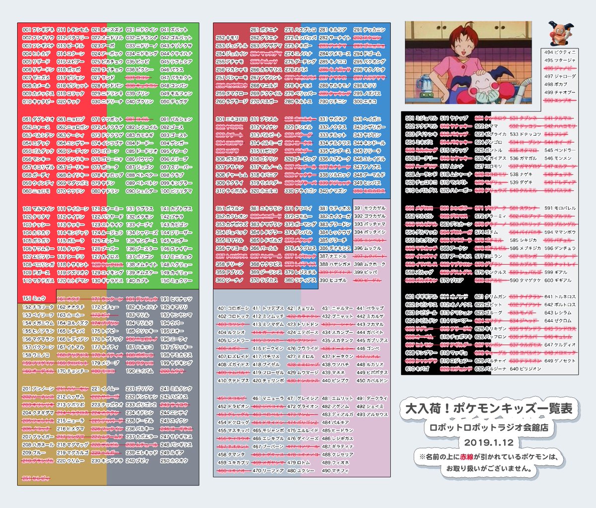 ポケモン キッズが大量に入荷しました！！！ 今回は個数でいうと約550
