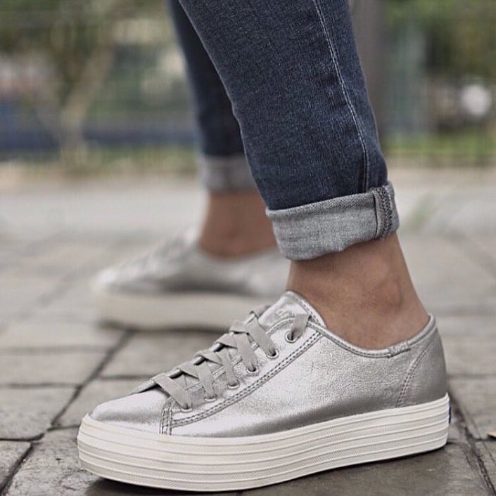 keds triple kick metallic