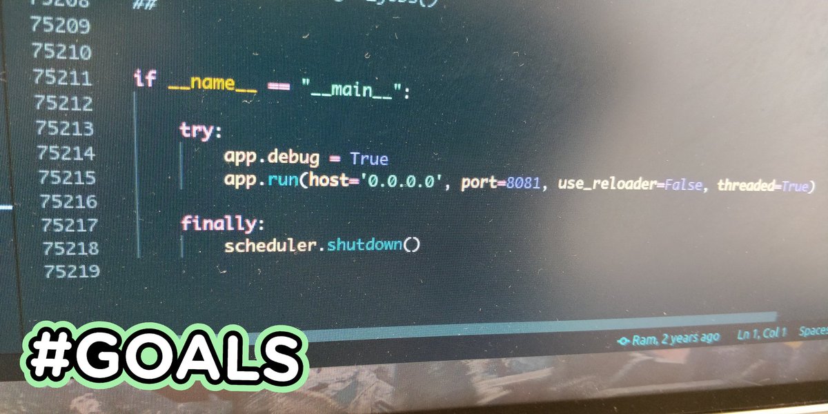 CodeTarsier's tweet image. How would you refactor 75k lines of #LegendaryCode ? 
#Code #RefactorCode #developers #flask #python #vscode