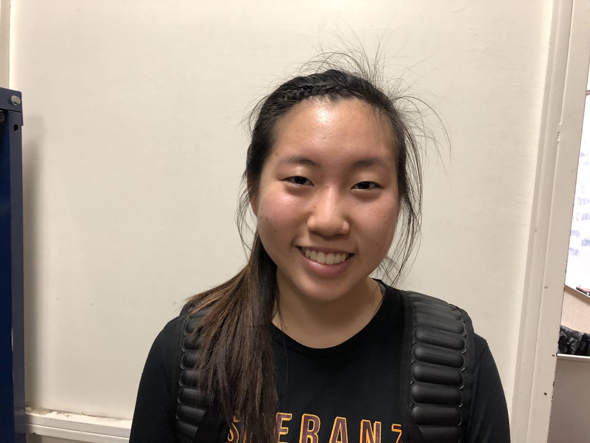 Some of the stars tonight for Esperanza girls hoops in its historical 54-53 win v Brea: Coach Jimmy Valverde with Sam Fries, and Jamie Kwong - Fries and Kwong are seniors have both overcome ACL injuries in their HS careers 💪🏀@EsperanzaAthlet <a href="/ocvarsity/">ocvarsity</a> <a href="/EHS6thMan/">EHS6thMan</a> <a href="/SteveFryer/">Steve Fryer</a>