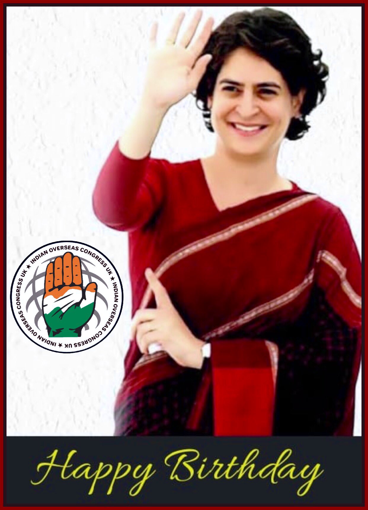 May your life in this world always be filled with, joy, peace and happiness. Happy birthday Priyanka Gandhi Ji. 