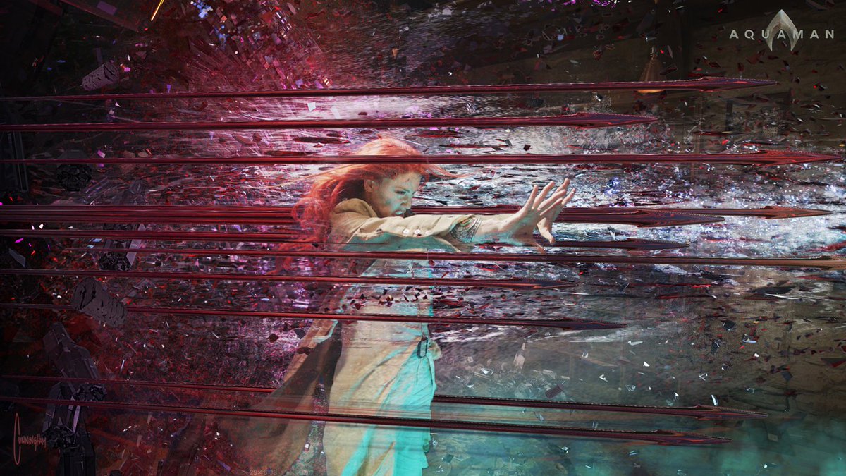 sliver316's tweet photo. #Aquaman #JasonMomoa VFX design #Mera #AmberHeard Créditos #MatthewCunningham https://t.co/kP94YE8g9R