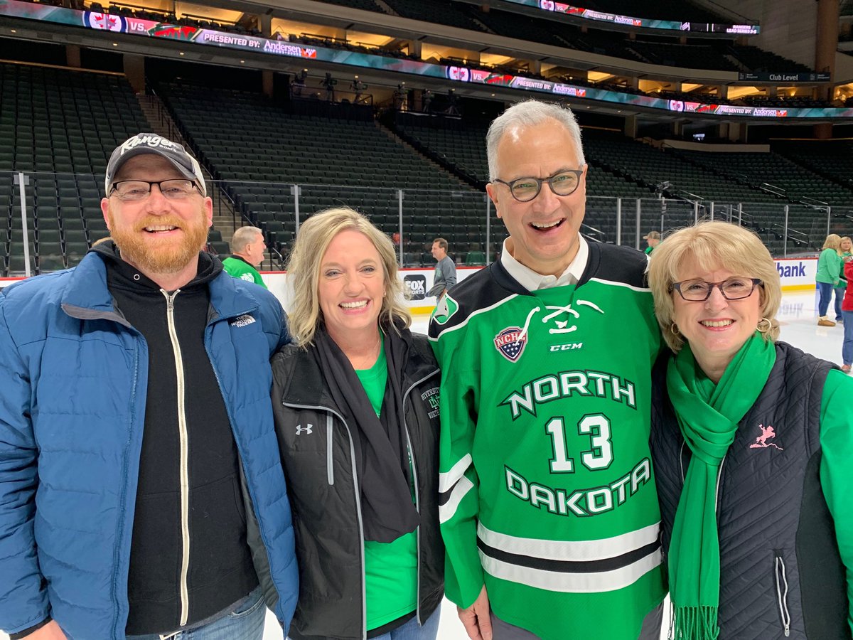 UND night at the Wild game #UND_Alumni