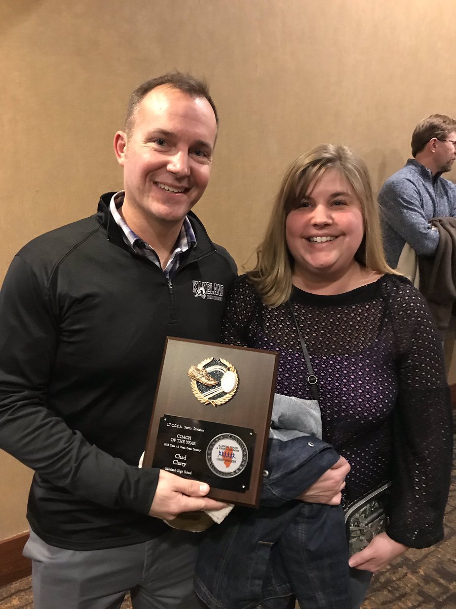 Congratulations to <a href="/ITCCCA/">Illinois Track & CC</a> Class 2A Cross Country Coach of the Year Chad Clarey!!