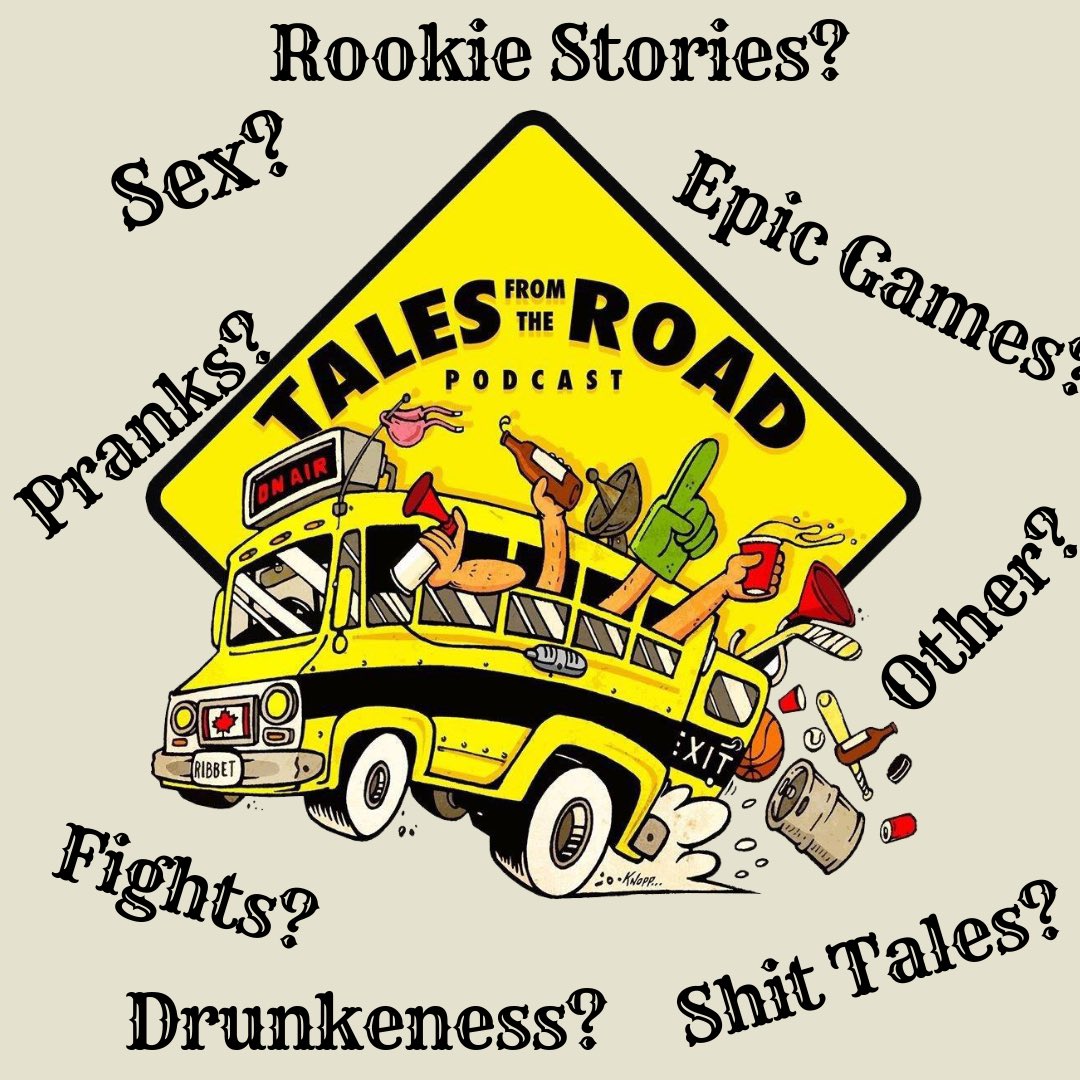 TFTRpodcast's tweet photo. Feedback Please!! 🙏
What are your favorite type of stories?
What kind of tales do you want to hear more of???
•
Tales From the Road Podcast iTunes link
https://t.co/rf33HIX1eL
•
•
#talesfromtheroad #hockey #baddecisionsmakegreatstories #podcast #podcasts #wtf #funnystory https://t.co/IXHUeCe2WG