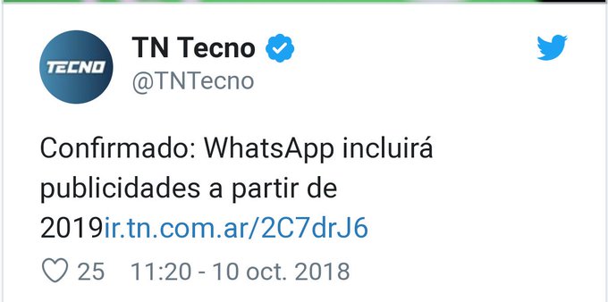 Que pensaron, &iquest;que usar&iacute;an whatsapp as&iacute; de gratis? Esos maricas tienen que vivir de algo # PublicidadWhatsApp<a href="/tag/niunamas"class="tags"><span>#niunamas</span></a><a href="/tag/debanhiescobar"class="tags"><span>#debanhiescobar</span></a>
