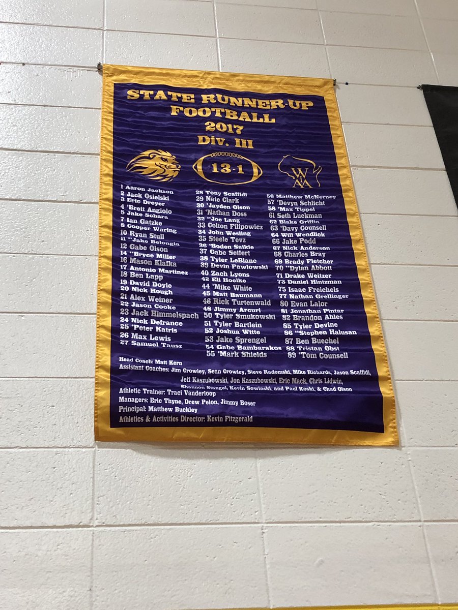 Nice new banner in the Ike gym!