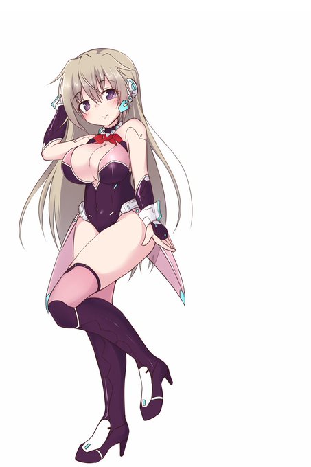 藤草(@fujikusa)さんちの
"917(クイナ)"ちゃん。
バニーさん風デザインとスケスケパーツがエモい。
設定とか日常とか知りたい。というか私服が見てみたい。
#他所ノ子祭 