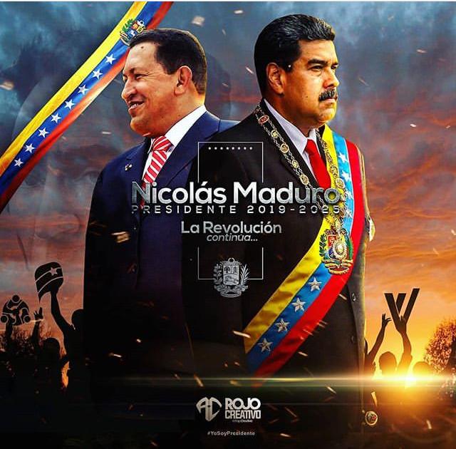 El MPPOP Y MPPT se Enorgullecen Nuevamente por la Proclamación de Nuestro Presidente Constitucional de la Republica Bolivariana Venezuela <a href="/NicolasMaduro/">Nicolás Maduro</a> En  su Periodo Presidencial #2019-2025 #VenezuelaConMaduro
#HastalaVictoriaSiempre <a href="/carlospmerida/">Carlos Peña</a>
<a href="/JEHYSONGUZMAN/">JEHYSON GUZMÁN</a> 
<a href="/MppObras/">MPP Obras Públicas</a>