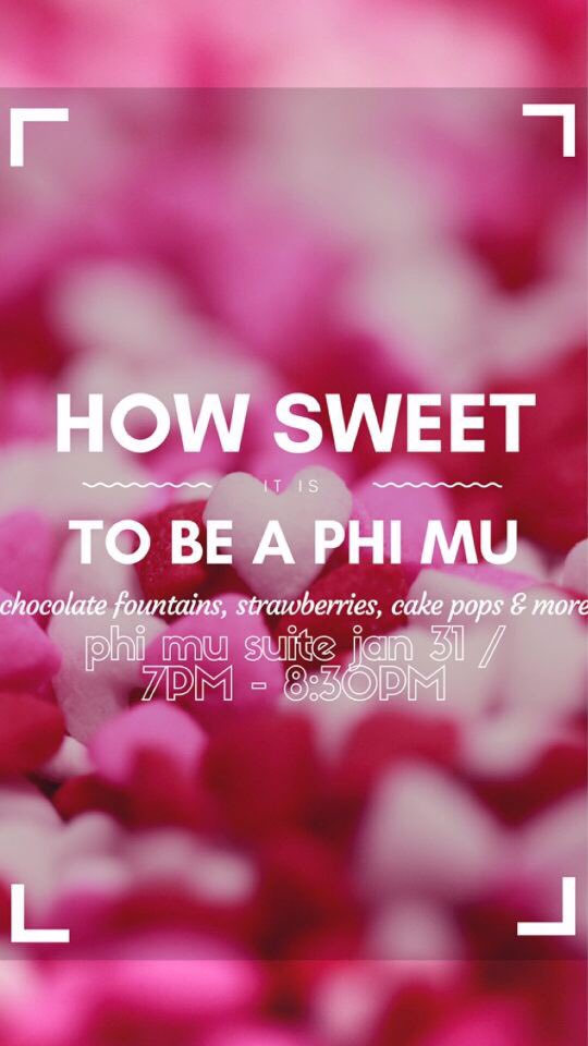 Kicking off Spring Recruitment on January 23 with Cocoa for the Kids! Be sure to check out the following events, can’t wait to see you there 💓🌟